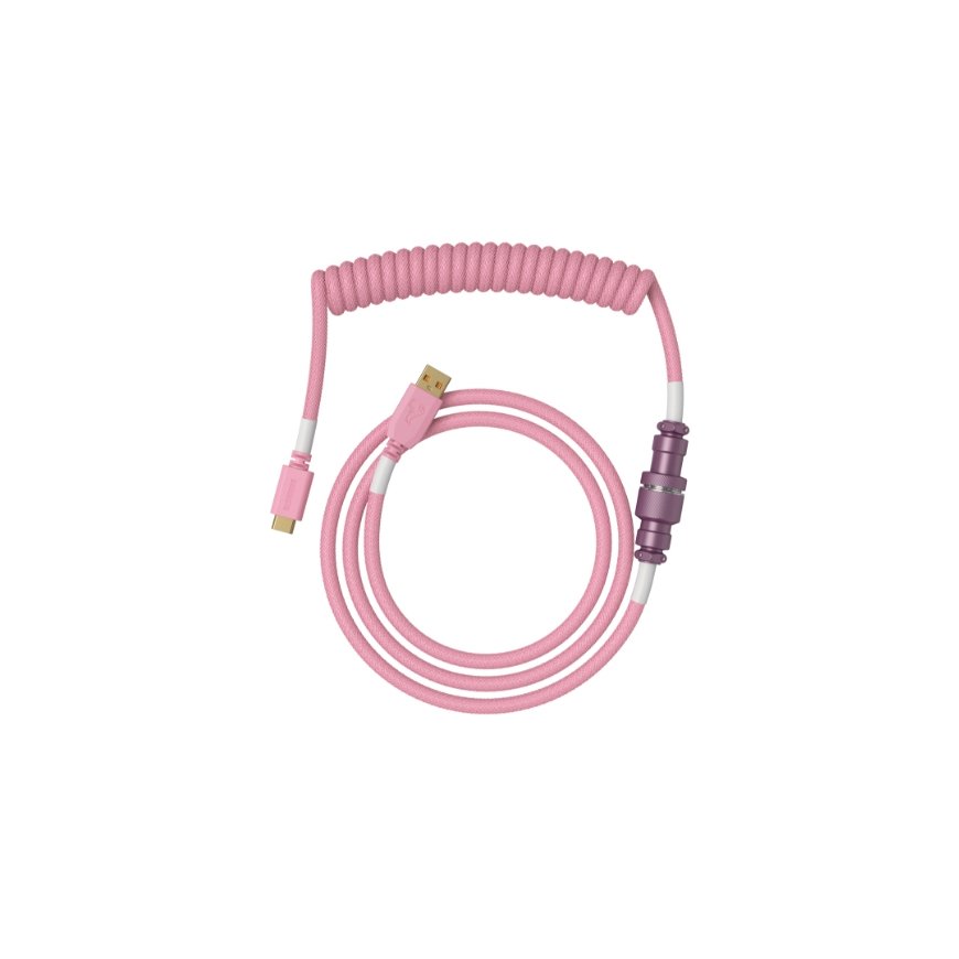 Glorious PC Gaming Race Coiled Pink 1.37 m USB Type-A, USB Type-C – 2