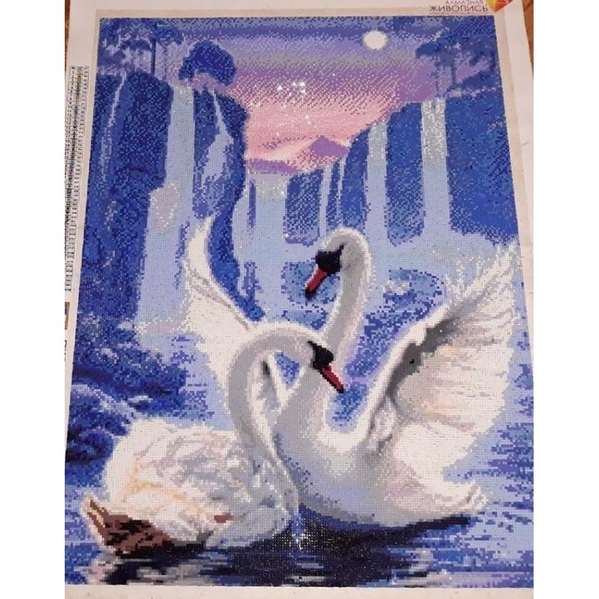 Beldizart SALE Diamond Painting Kit Swan Pair 50x67 cm AZ-197 – 2