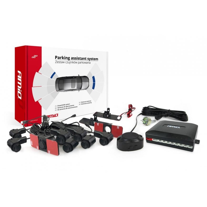 Amio Parking sensors, reverse, buzzer, 8
