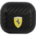 „Ferrari FESA3CABK AirPods 3“ uždengia juodą/juodą kelią PU anglis „Ferrari FESA3CABK AirPods 3“ uždengia juodą/juodą kelią PU anglis