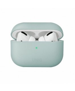 Uniq Case ochronne Lino do AirPods Pro in turquoise color