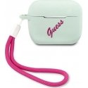 Guess Protective case GUACAPLSVSBF silicone Vintage for AirPods Pro blue pink