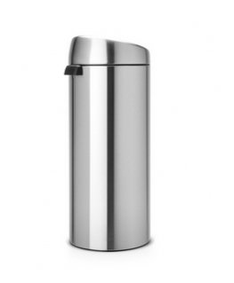 Brabantia Touch Bin, 30L Turas Plastikas, Nerūdijančiojo plieno