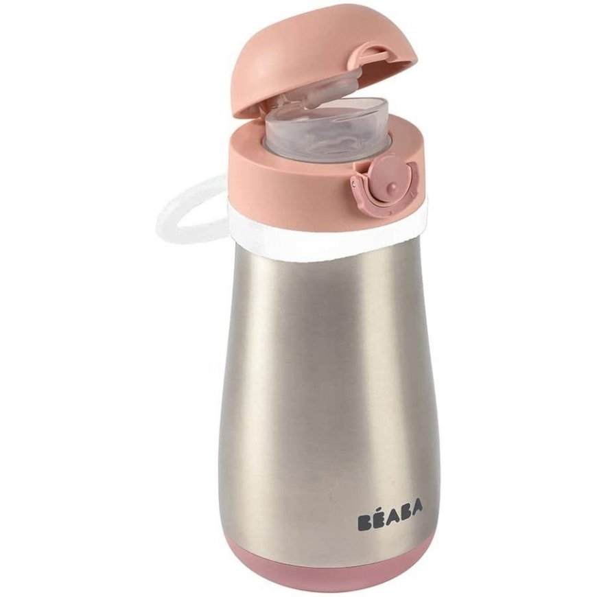 BEABA METAL DRINK FROM 18 MONTHS, 350 ML, OLD Pink – 2