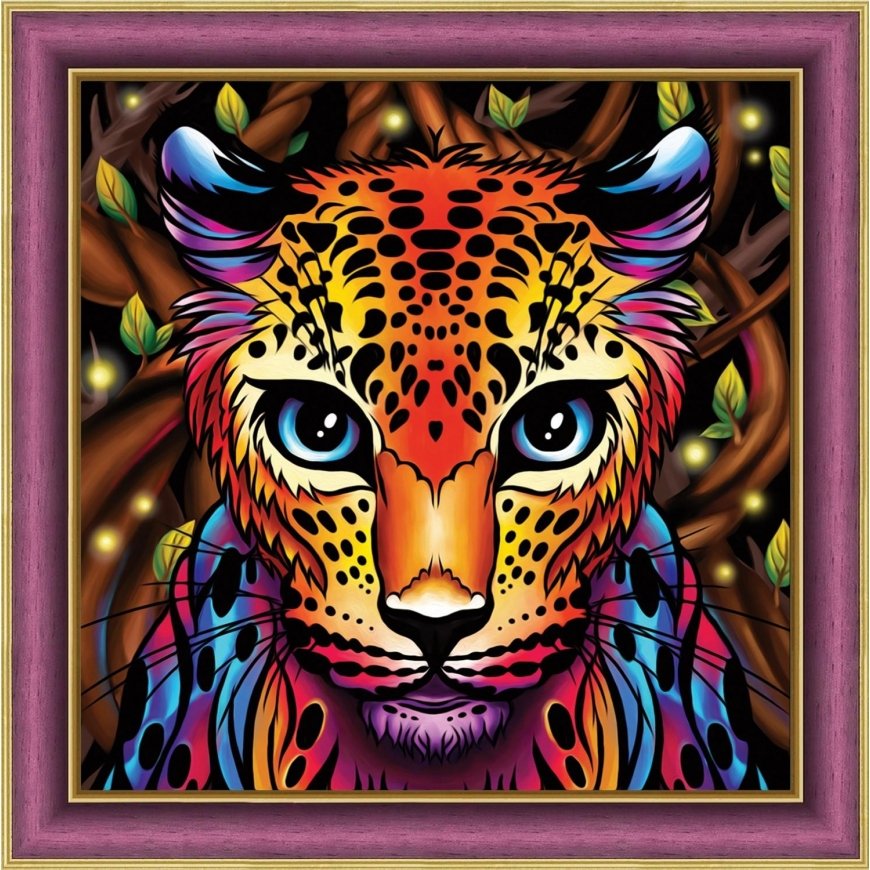 Beldizart Rainbow leopard 30x30 cm AZ-1752