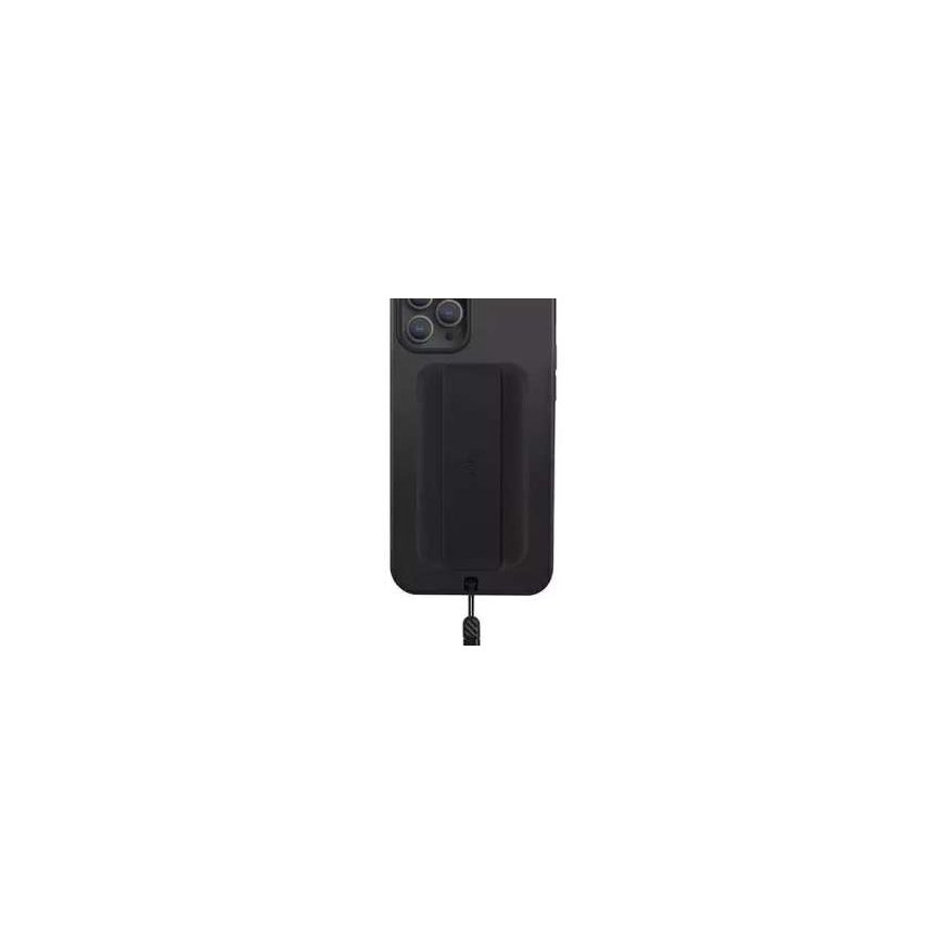 Uniq UNIQ dėklas Heldro iPhone 12 Pro Max 6,7 colių juodas / vidurnakčio juodas Antimikrobinis