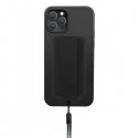 Uniq UNIQ dėklas Heldro iPhone 12 Pro Max 6,7 colių juodas / vidurnakčio juodas Antimikrobinis