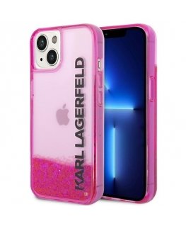 Case Karl Lagerfeld KLHCP14MLCKVF iPhone 14 Plus 6.7 inch pink/pink hardcase liquid Glatter Elong