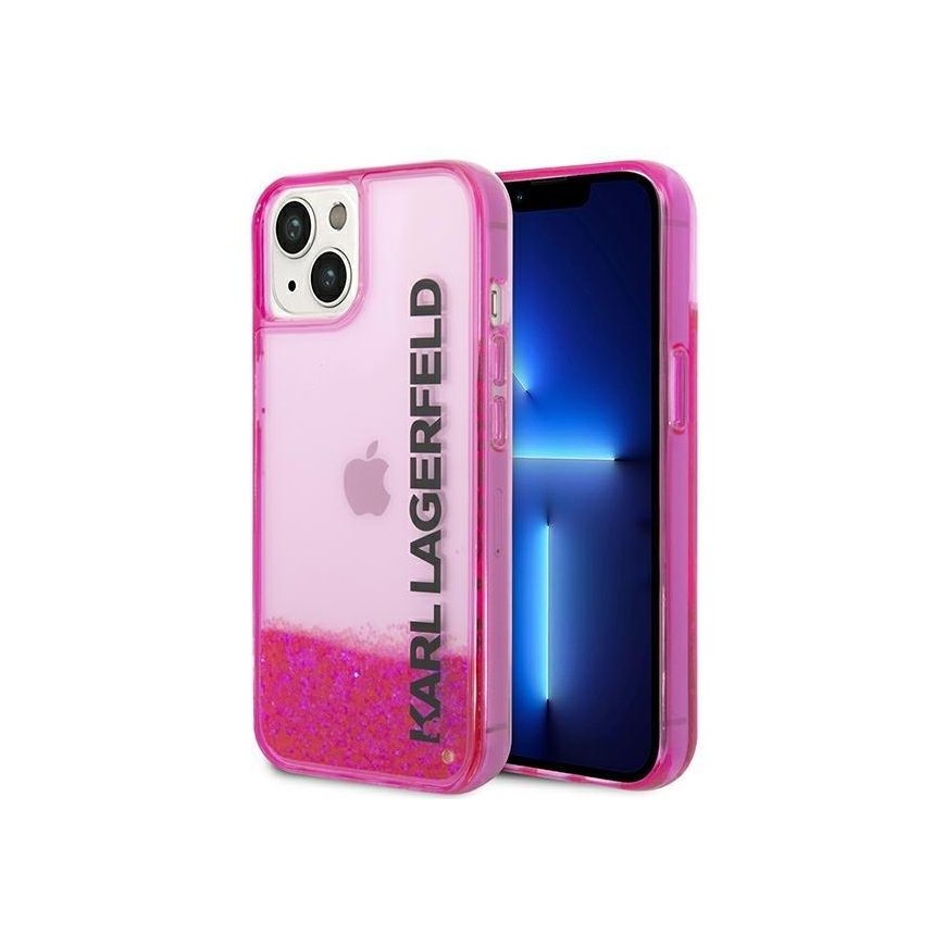 Dėklas Karl Lagerfeld KLHCP14MLCKVF iPhone 14 Plus 6,7 colio rožinė/rožinis hardcase skystis Glatter Elong