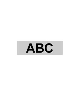Brother Matt Laminated Labelling Tape - 36mm, Black/Silver этикеточная лента TZ
