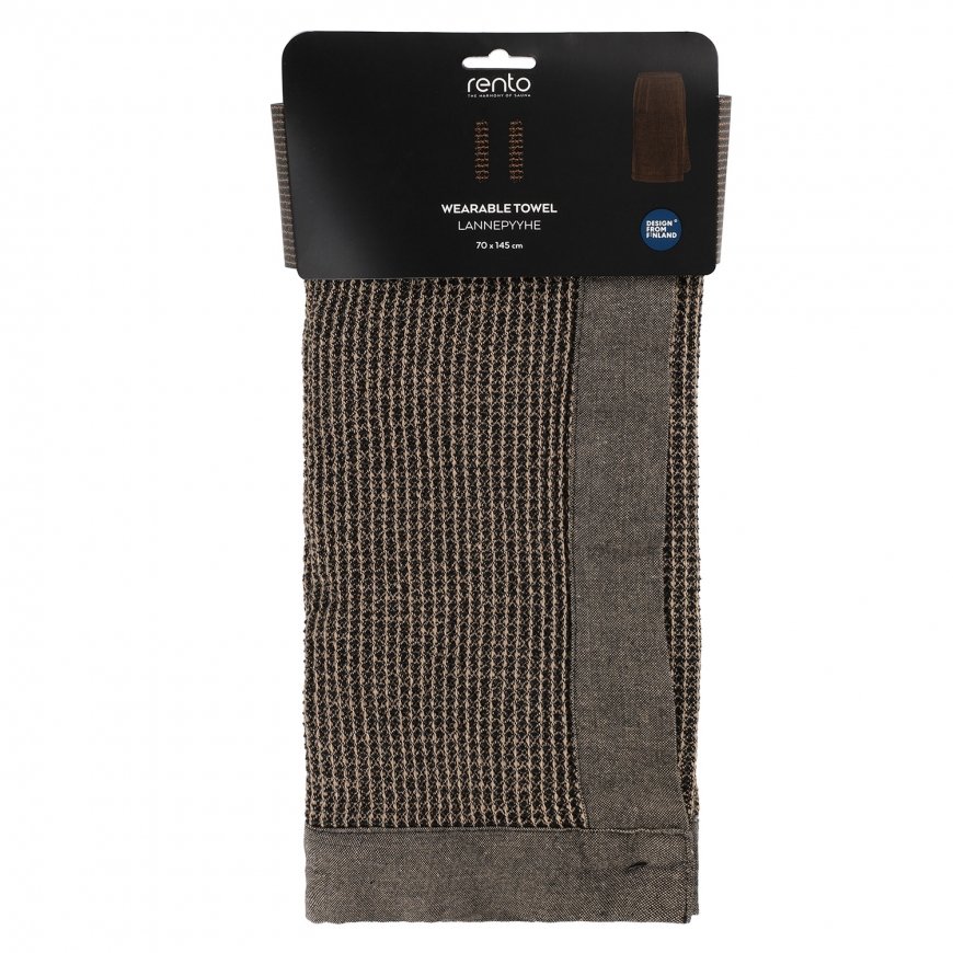 Dvielis - svârki RENTO BROWN 70x145cm – 4
