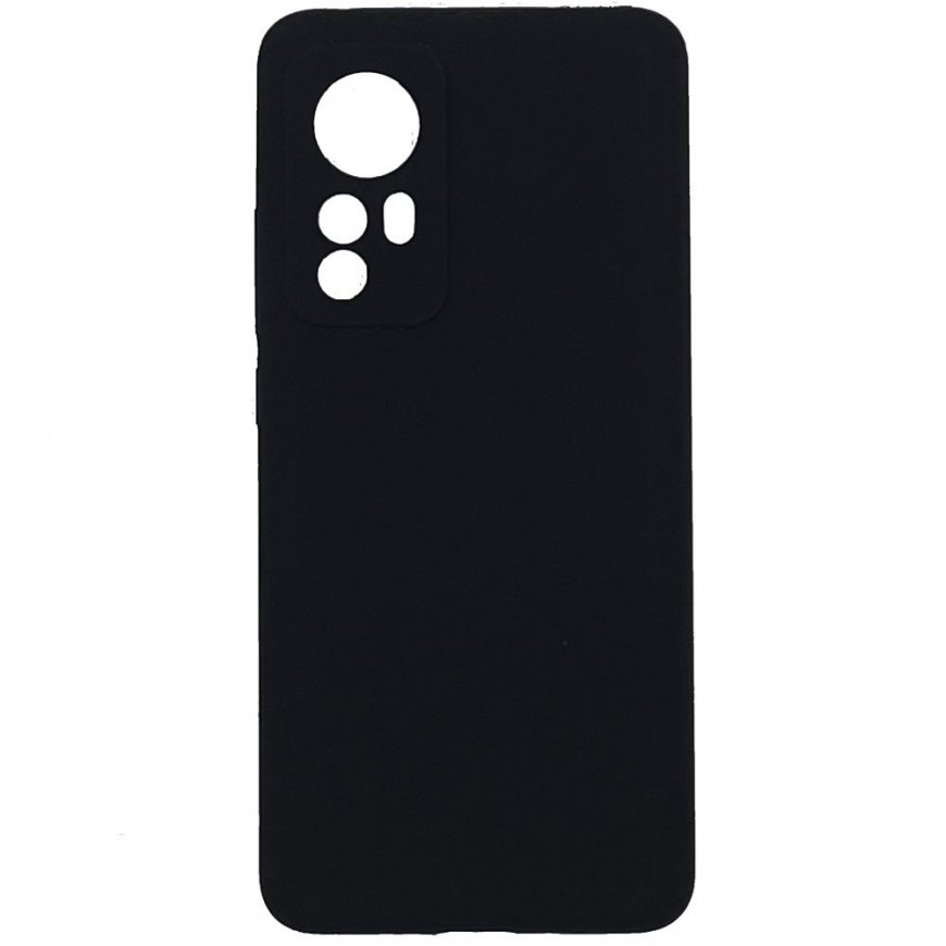 Evelatus Xiaomi 12 Pro Nano Silicone Case Soft Touch TPU Black