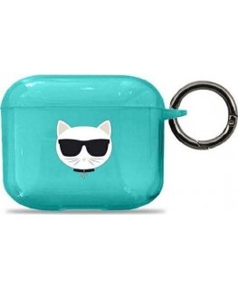 Karl Lagerfeld Protective case KLA3UCHFL Choupette AirPods 3 blue