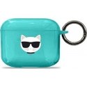 Karl Lagerfeld Protective case KLA3UCHFL Choupette AirPods 3 blue