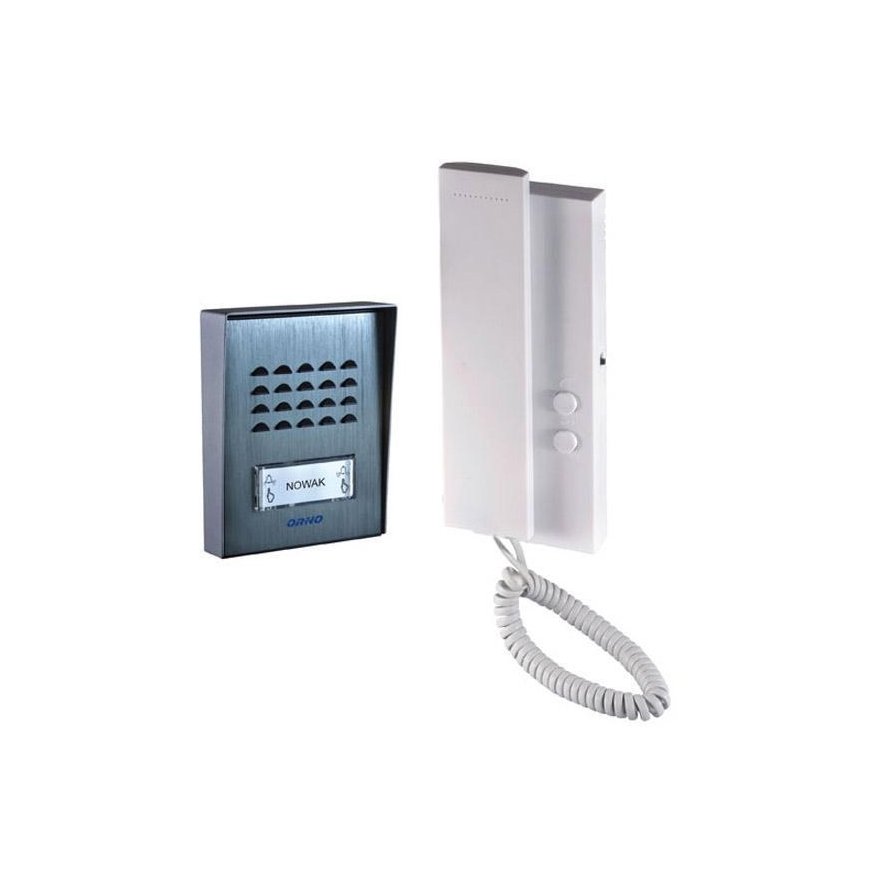 Orno SAGITTA single-family, 2-wire, surface-mounted intercom kit