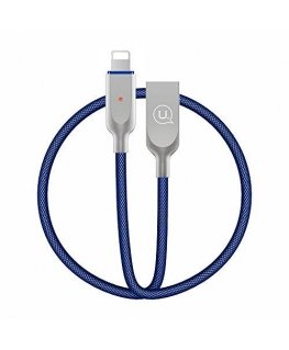 Cable USB Usams USB-A - Lightning 1.9 m Blue (IPYSUSB202)