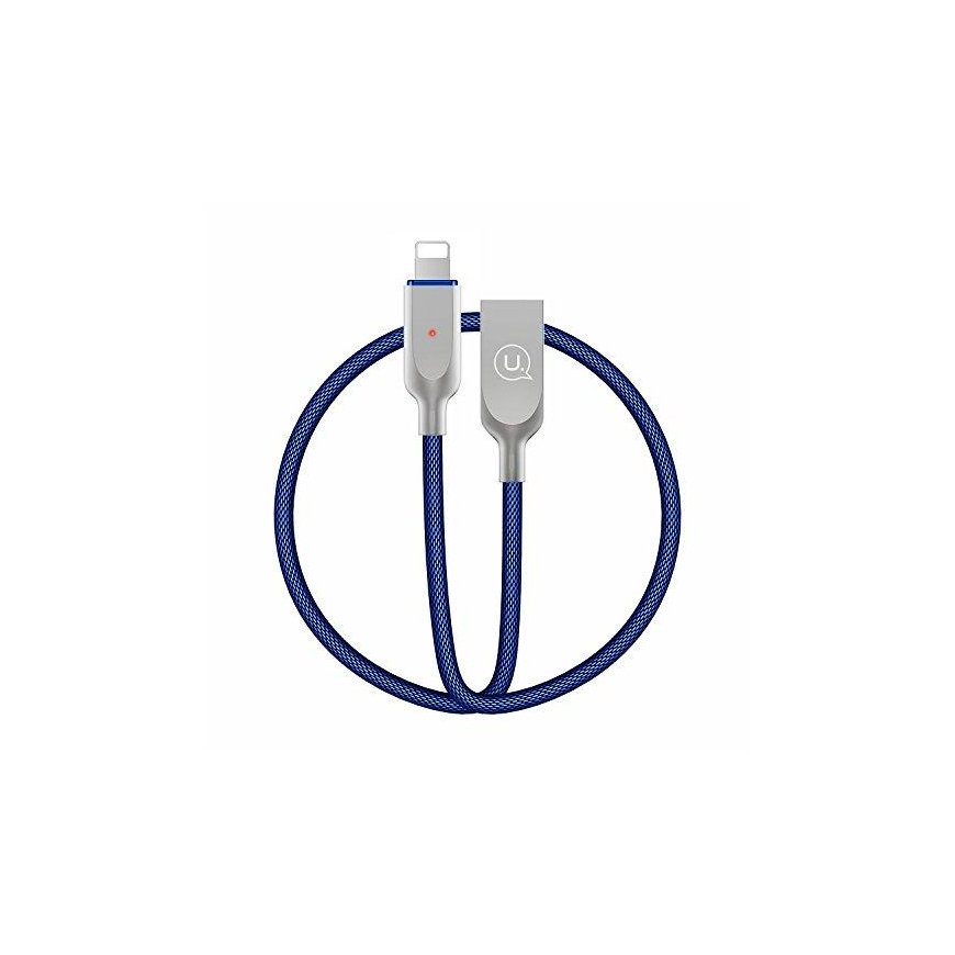 Cable USB Usams USB-A - Lightning 1.9 m Blue (IPYSUSB202)