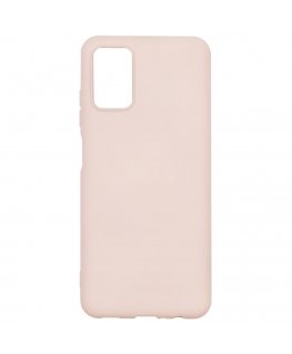 Evelatus Samsung Galaxy A03s Nano Silicone Case Soft Touch TPU Beige