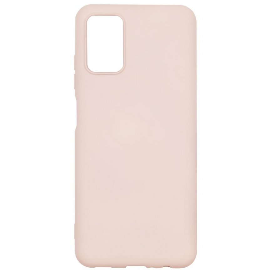 Evelatus Samsung Galaxy A03s Nano Silicone Case Soft Touch TPU Beige