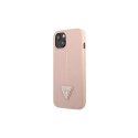 Guess GUHCP14XPSATLP iPhone 14 Pro Max 6.7 Inch Pink/Rose Hard Case SaffianoTriangle Logo Guess GUHCP14XPSATLP iPhone 14 Pro Max 6.7 Inch Pink/Rose Hard Case SaffianoTriangle Logo