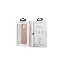 Guess GUHCP14XPSATLP iPhone 14 Pro Max 6.7 Inch Pink/Rose Hard Case SaffianoTriangle Logo Guess GUHCP14XPSATLP iPhone 14 Pro Max 6.7 Inch Pink/Rose Hard Case SaffianoTriangle Logo