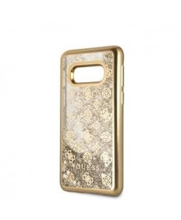 Guess Samsung Galaxy S10e Glitter 4G Peony Hard Case Gold