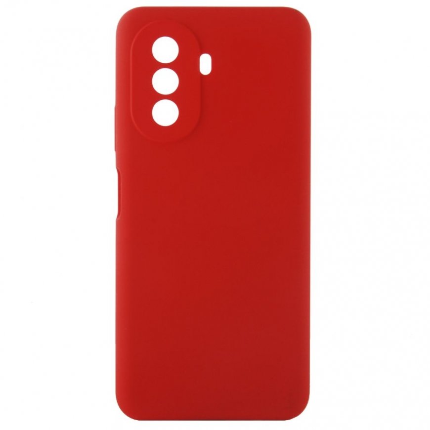 Evelatus Huawei Nova Y70 Nano Silicone Case Soft Touch TPU Red