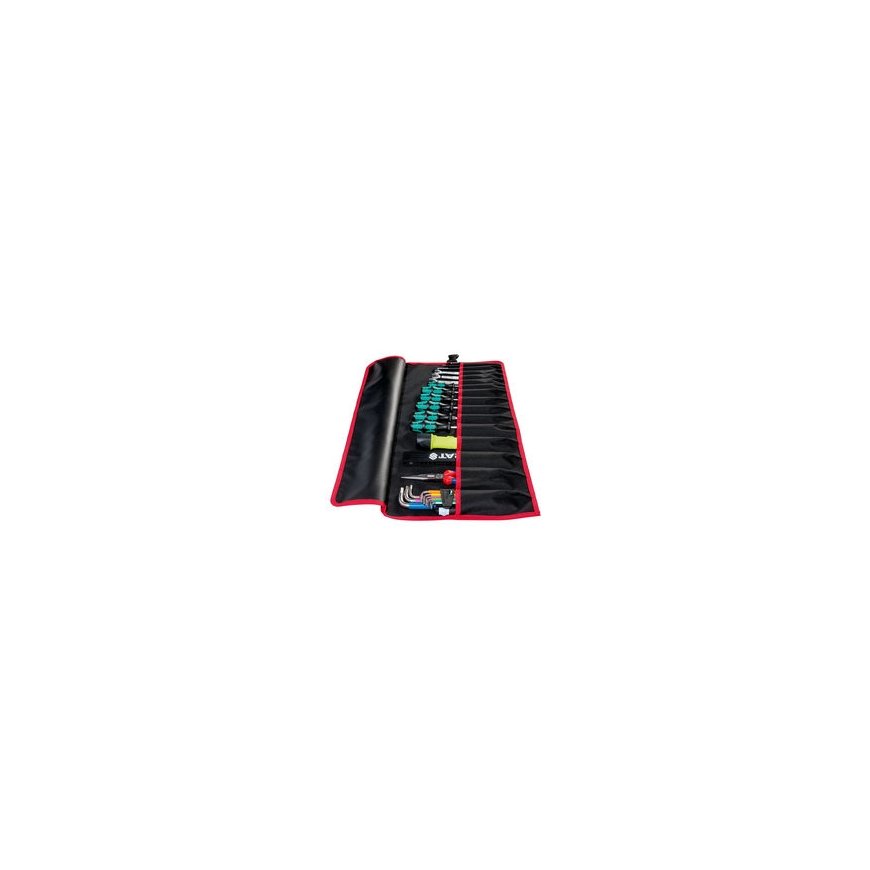 Parat 5990828991 Instrumentu kaste Āda Melns, Sarkans – 5