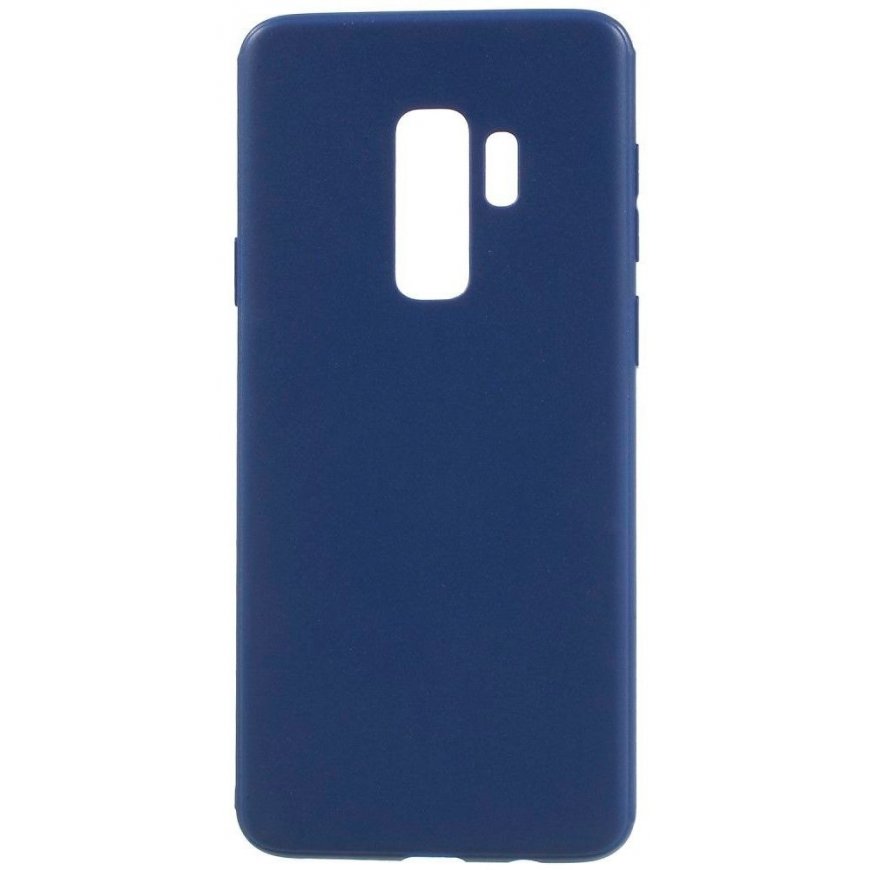 Evelatus Samsung Galaxy S9 Plus Premium Soft Touch Silicone Case Midnight Blue