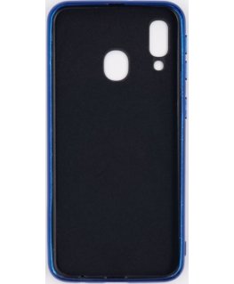 Evelatus Samsung Galaxy A40 Water Ripple Full Color Electroplating Tempered Glass Blue