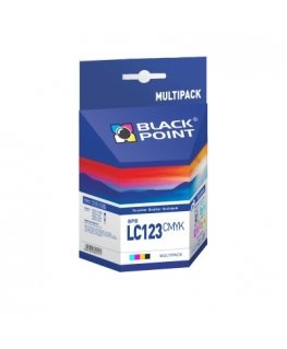 Black Point BPBLC123CMYK mustekasetti Musta, Syaani, Magenta, Keltainen