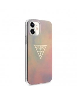 Guess GHUHCP12SPCUMCGG01 iPhone 12 mini 5.4" Pink/Pink Hard Case Tie & Die Collection