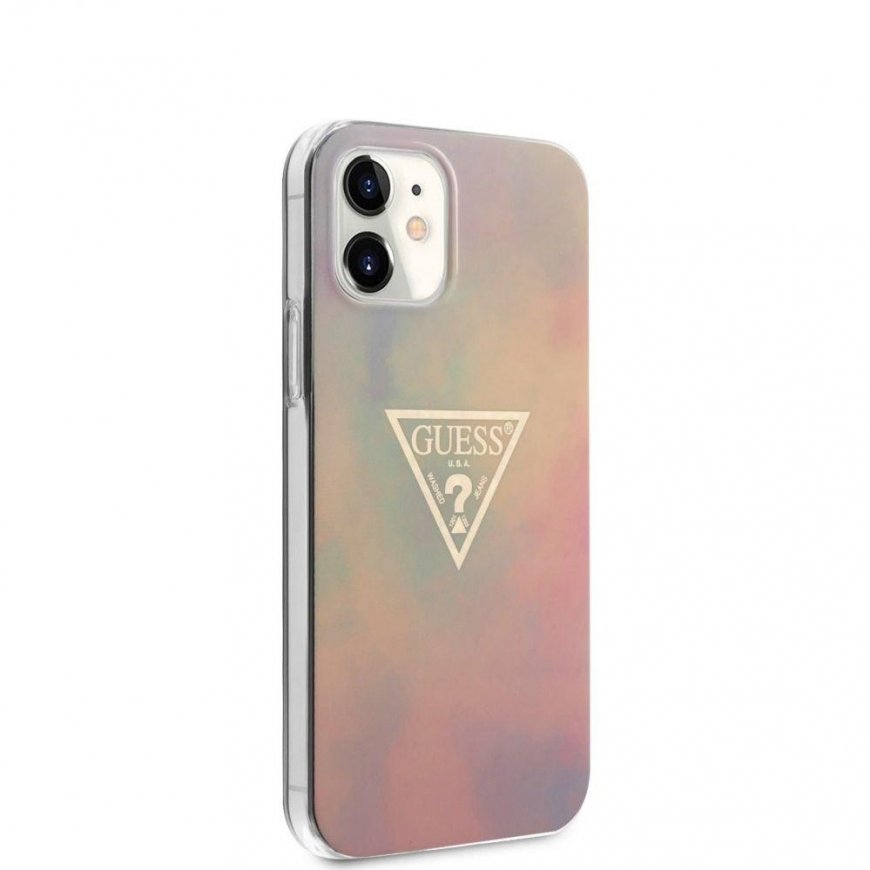 Guess GHUHCP12SPCUMCGG01 iPhone 12 mini 5.4" Pink/Pink Hard Case Tie & Die Collection