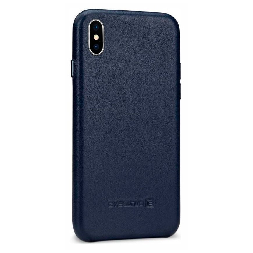 Evelatus Leather case for Apple iPhone X Dark Blue