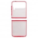 Evelatus Samsung Galaxy Z Flip 3 Acrylic Matte Case Red Evelatus Samsung Galaxy Z Flip 3 Acrylic Matte Case Red