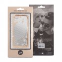 Beeyo Glamour Sērijas Secret Garden TPU Caurspīdīgs aimugures maks-apvalks priekš LG X Power K220 ar Zelta rāmīti