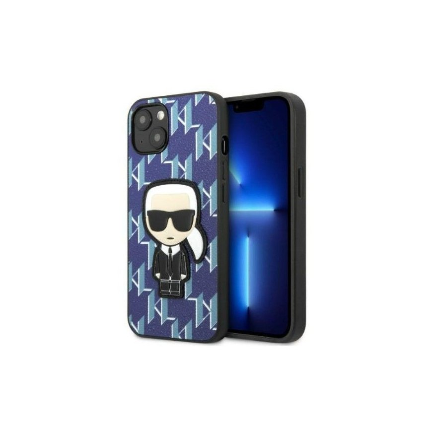 Karl Lagerfeld - iPhone 13 6.1 Monogram Ikonik Blue
