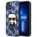 Karl Lagerfeld - iPhone 13 6.1 Monogram Ikonik Blue