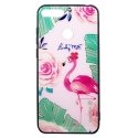 Evelatus Huawei Y6 2018 Picture Glass Case Flamingo Party Evelatus Huawei Y6 2018 Picture Glass Case Flamingo Party