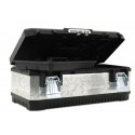 Stanley Galvanized Metal-Plastic Toolbox Stanley Galvanized Metal-Plastic Toolbox