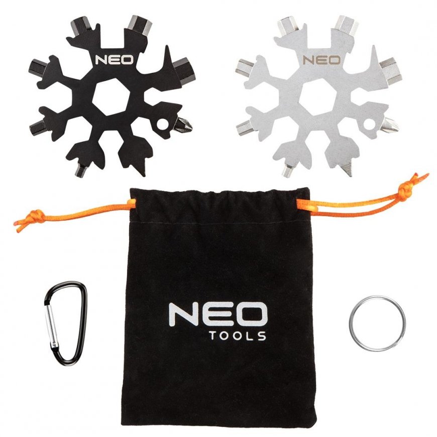 Neo 19-in-1 snowflake multi-tool, 2 pcs
