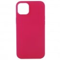 Evelatus Apple iPhone 14 Pro Max 6.7 Premium Soft Touch Silicone Case Rosy Red