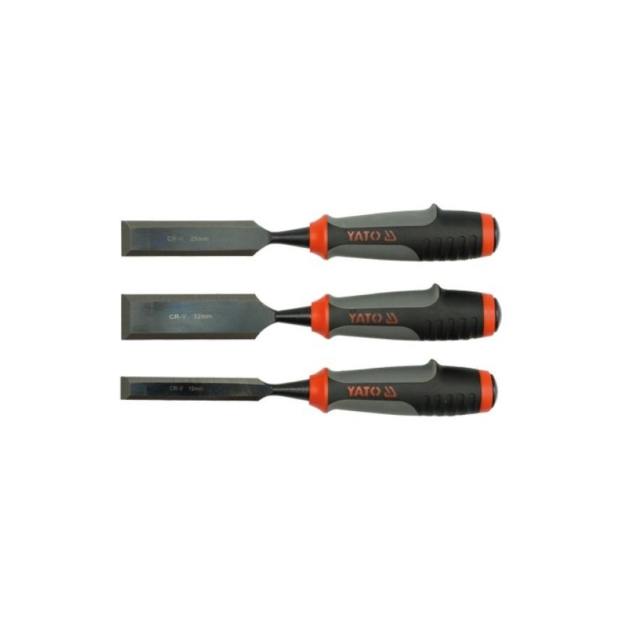 YATO WOOD CHISEL SET 16-25-32mm 6280