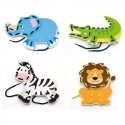 Puzzle Wooden shoelace game Animals, Viga Puzzle Wooden shoelace game Animals, Viga
