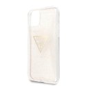 Guess GUHCN58SGTLGO iPhone 11 Pro Gold/Gold Hard Case Glitter Triangle