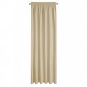 Eurofirany RITA Night curtain made of smooth fabric, 140X270 cm, strip / tunnel / hooks, color: beige Eurofirany RITA Night curtain made of smooth fabric, 140X270 cm, strip / tunnel / hooks, color: beige