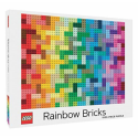 Puzzle LEGO Rainbow Bricks 1000 parts Puzzle LEGO Rainbow Bricks 1000 parts