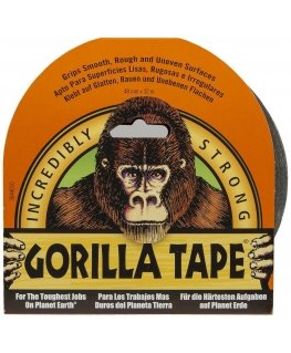 Gorilla Tape insulating tape black 4.77cm × 32m