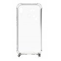 Evelatus Xiaomi Redmi 7 Silicone Transparent with Necklace TPU Strap Space Gray