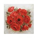 Beldizart Scarlet Poppies 38x38 cm WD2470 Beldizart Scarlet Poppies 38x38 cm WD2470